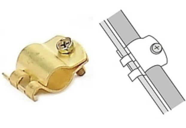 Brass Cable Clip