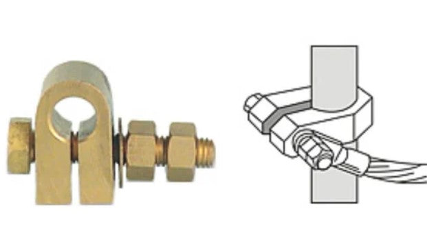Copper Alloy Clamps - Rod To Cable Lug Clamp - D Type