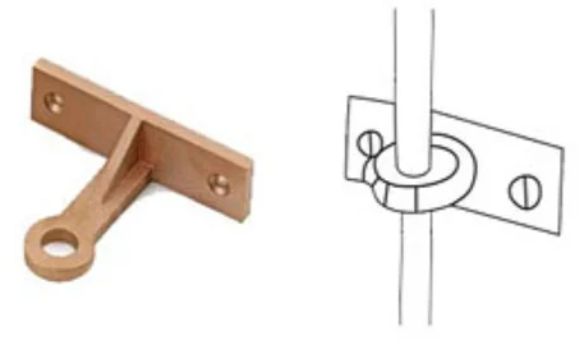 Side Mounting Rod Bracket